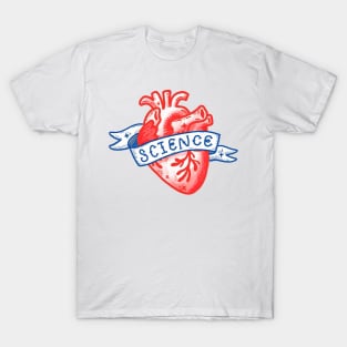 Science Heart. I love science. T-Shirt